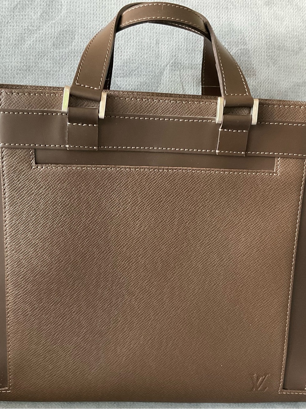 Louis Vuitton Brown Kazbek Structured Leather Tote